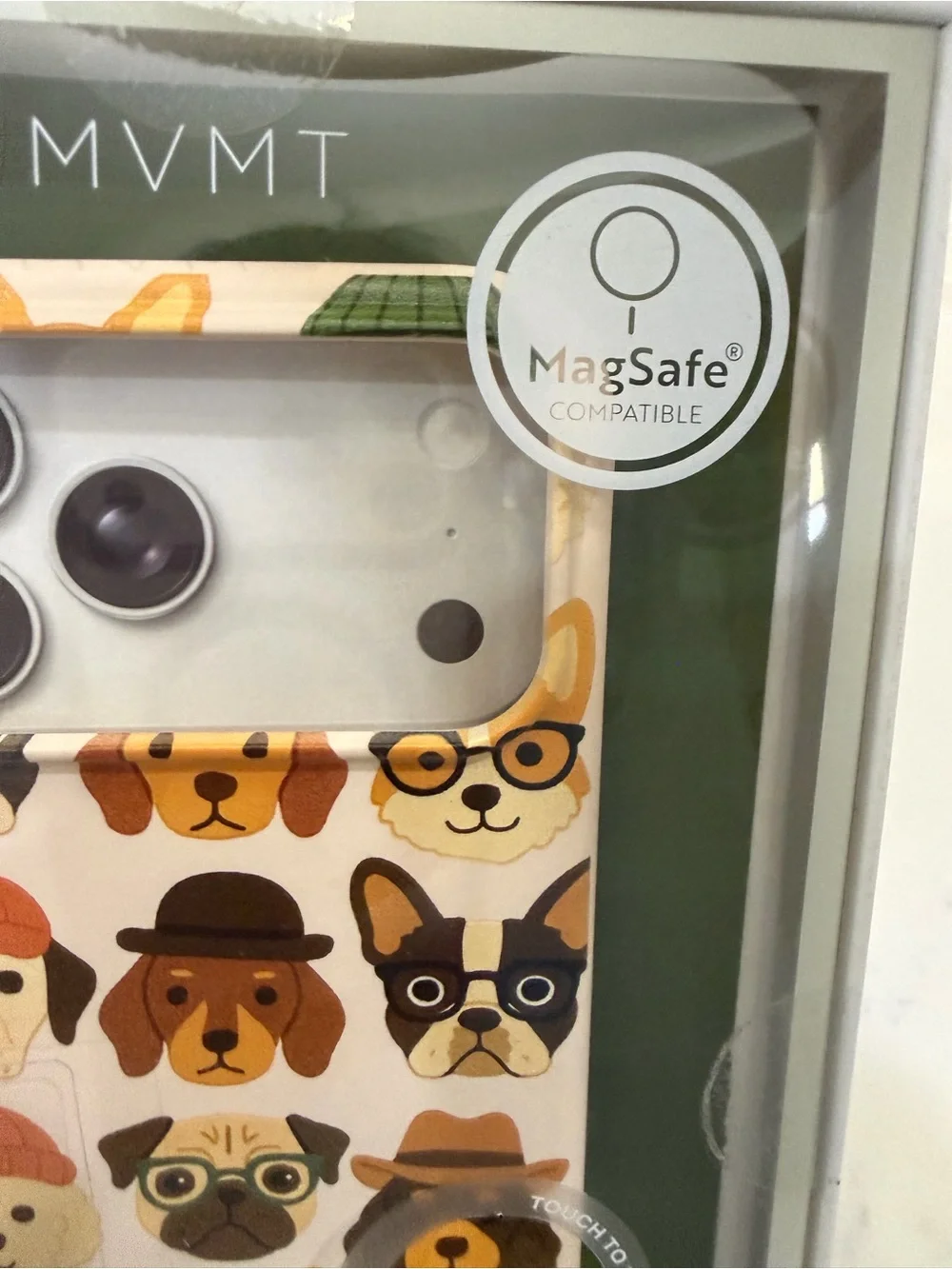 MVMT Birchwick Dog Pattern MagSafe iPhone 17 Pro Max Case - Cream